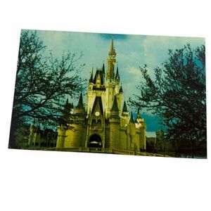 Cinderella Castle Postcard – Walt Disney World Magic, Fairytale Keepsake